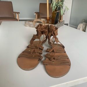 Tan Gladiator Sandals